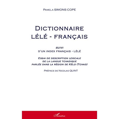 Dictionnaire lélé-français suivi index