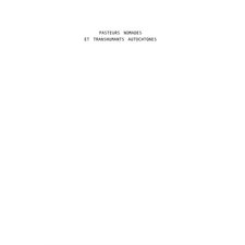 Pasteurs nomades et transhumants autochtones