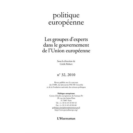 Les groupes d'experts dans le gouvernement de l'Union européenne