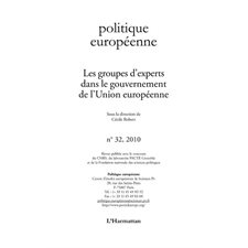 Les groupes d'experts dans le gouvernement de l'Union européenne