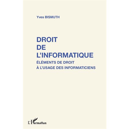 Droit de l'informatique - eléments de dr