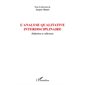 L'analyse qualitative interdisciplinaire - définition et réf