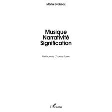 Musique, narrativité, signification