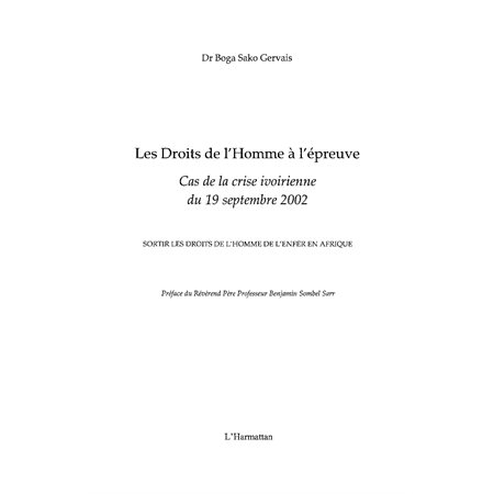 Les droits de l'homme À l'épreuve - cas