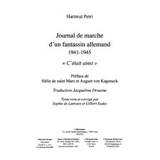 Journal de marche d'un fantassin alleman