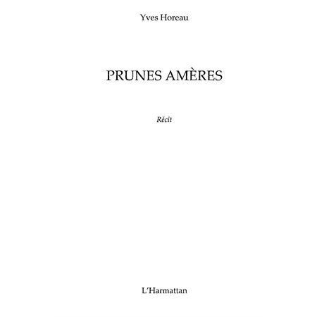 Prunes amères