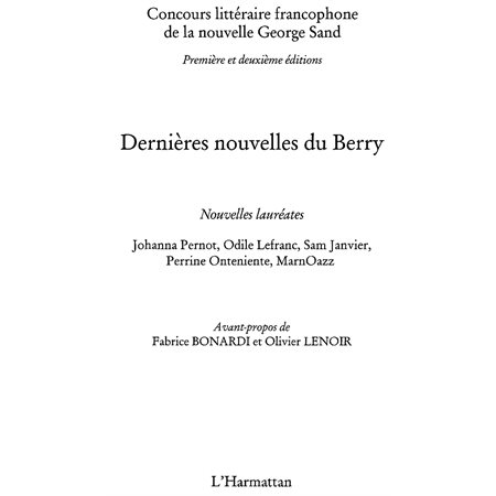 Dernières nouvelles du berry