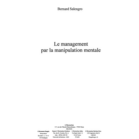 Management par la manipulationmentale