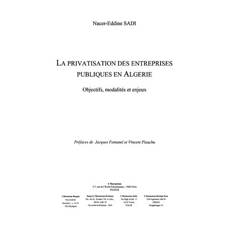 La privatisation des entreprises publiques en Algérie