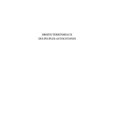 Droits territoriaux des peuples autochtones