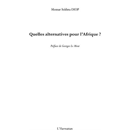 Quelles alternatives pour l'Afrique ?