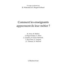 Comment les enseignants apprennent-ils leur métier ?