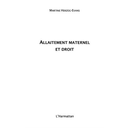 Allaitement maternel et droit