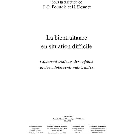 Bientraitance en situation difficile