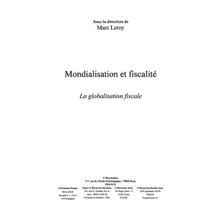 Mondialisation et fiscalité laglobalisa