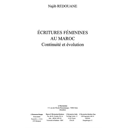 écritures féminines au maroc