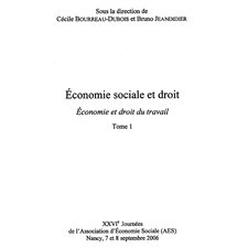 économie sociale et droit t.1