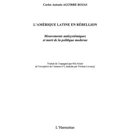 L'Amérique Latine en rébellion