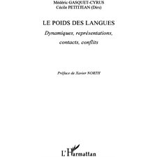 Le poids des langues - dynamiques, représentations, contacts