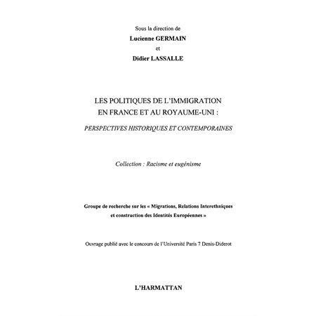 Politiques de l'immigration enfrance et