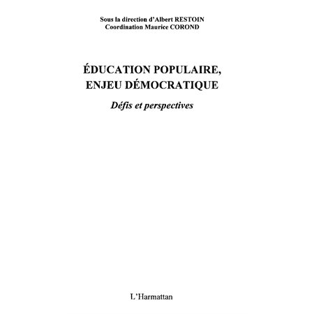 Education populaire, enjeu démocratique