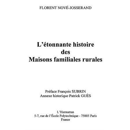 L'étonnante histoire des maisons familiales rurales