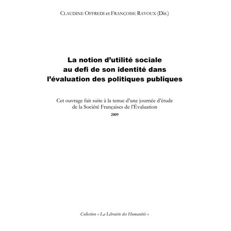 La notion d'utilité sociale au défi de son identité - dans l