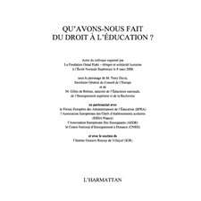 Qu'avons-nous fait du droit à l'éducation