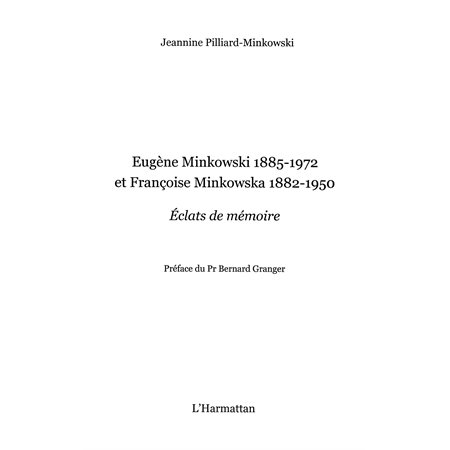 EugÈne minkowski (1885-1972) et françoise minkowska (1882-19