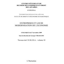 Entreprises et loi de modernisation de l'économie - travaux