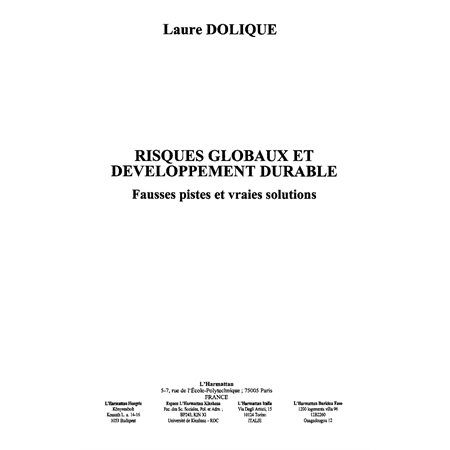 Risques globaux et développement durable