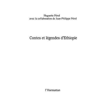 Contes et légendes d'Ethiopie