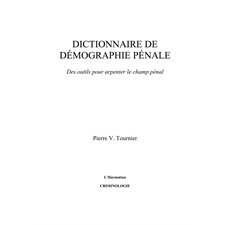 Dictionnaire de démographie pénale
