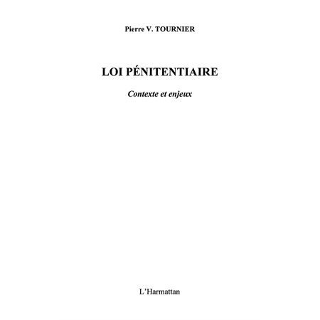 Loi Pénitentiaire