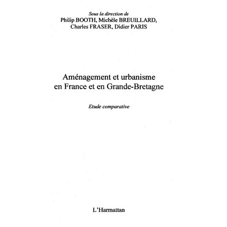 Aménagement urbanisme en france et en grande-bretagne