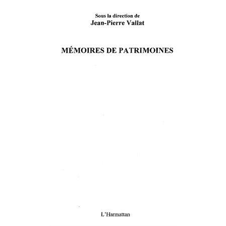 Mémoires de patrimoines