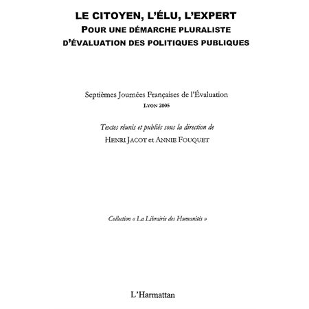 Citoyen: l'élu l'expert