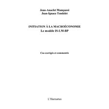 Initiation À la macroéconomie - le modèle is-lm-bp - cas cor