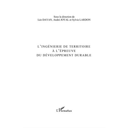 L'ingénierie de territoire À l'épreuve du développement dura