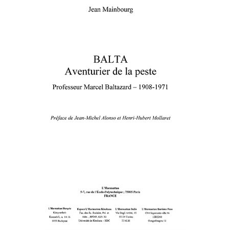 Balta aventurier de la peste