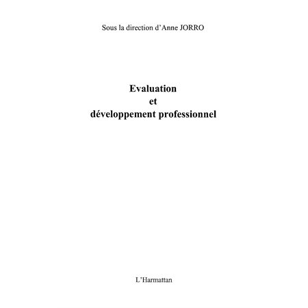 Evaluation et développement professionne