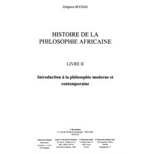 Histoire de la philosophie africaine t.