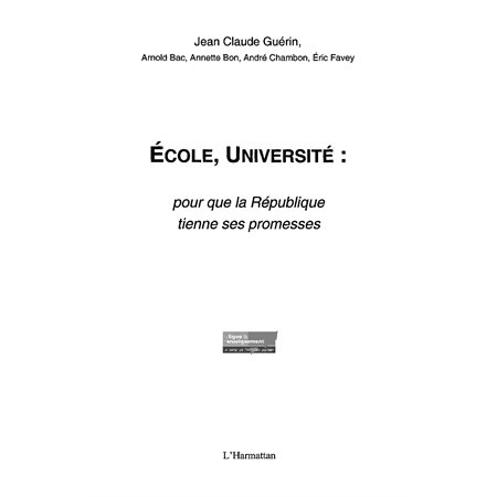 école université pour que la république