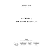 Expertise psychiatrique pénale