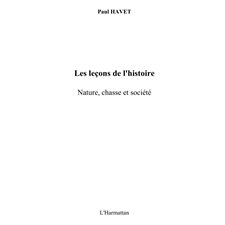 Leçons de l'histoire vol. 1