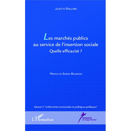 Les marchés publics au service de l'insertion sociale