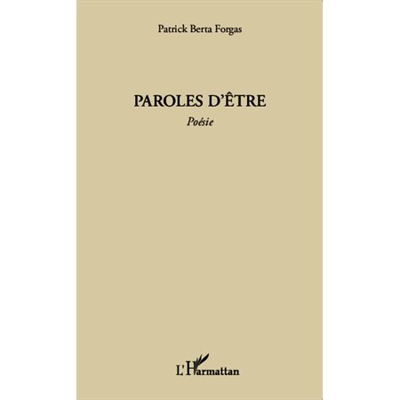 Paroles d'être