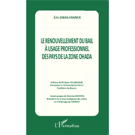 Le renouvellement du bail à l'usage professionnel des pays de la zone OHADA