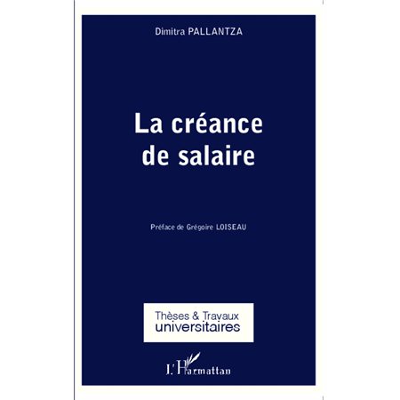 La créance de salaire