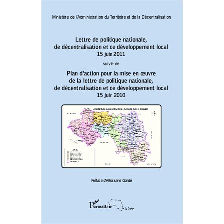 Lettre de politique nationale, de décentralisation et de développement local 15 juin 2011